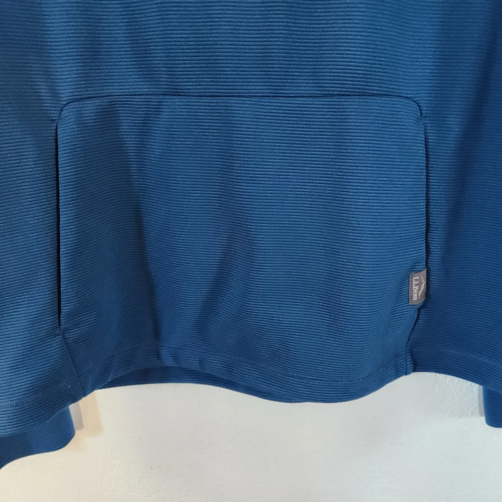 L.L. Bean Men's Slightly Fitted Hoodie VentureStretch W/Orange Trim Size L - Picture 6 of 8